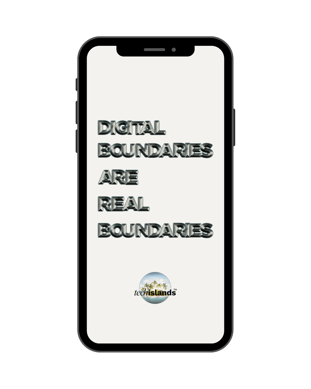 Digital Boundaries Are Real Boundaries - Phone Wallpaper (Free Download)