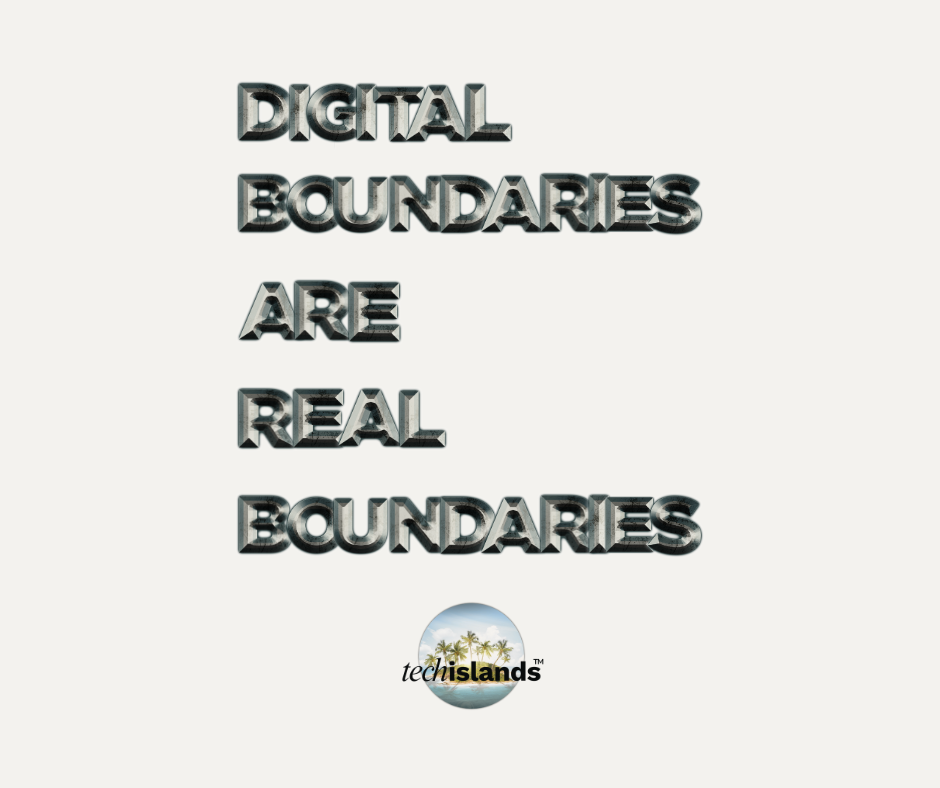 Digital Boundaries Are Real Boundaries - Phone Wallpaper